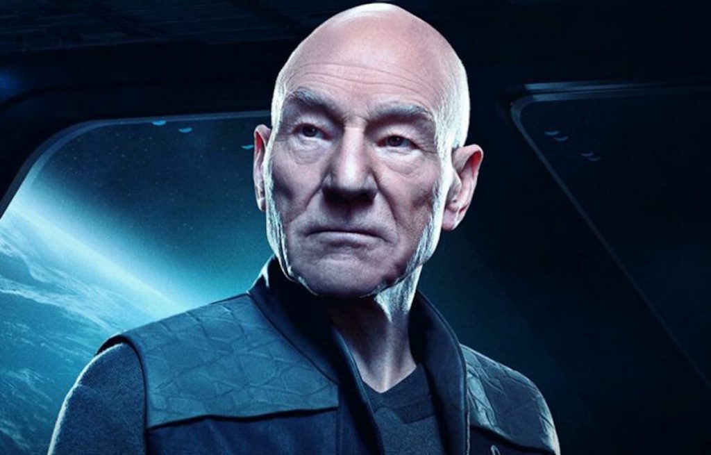 Patrick Stewart as Jean-Luc Picard in Star Trek: Picard, one of 2020's TV series highlights.