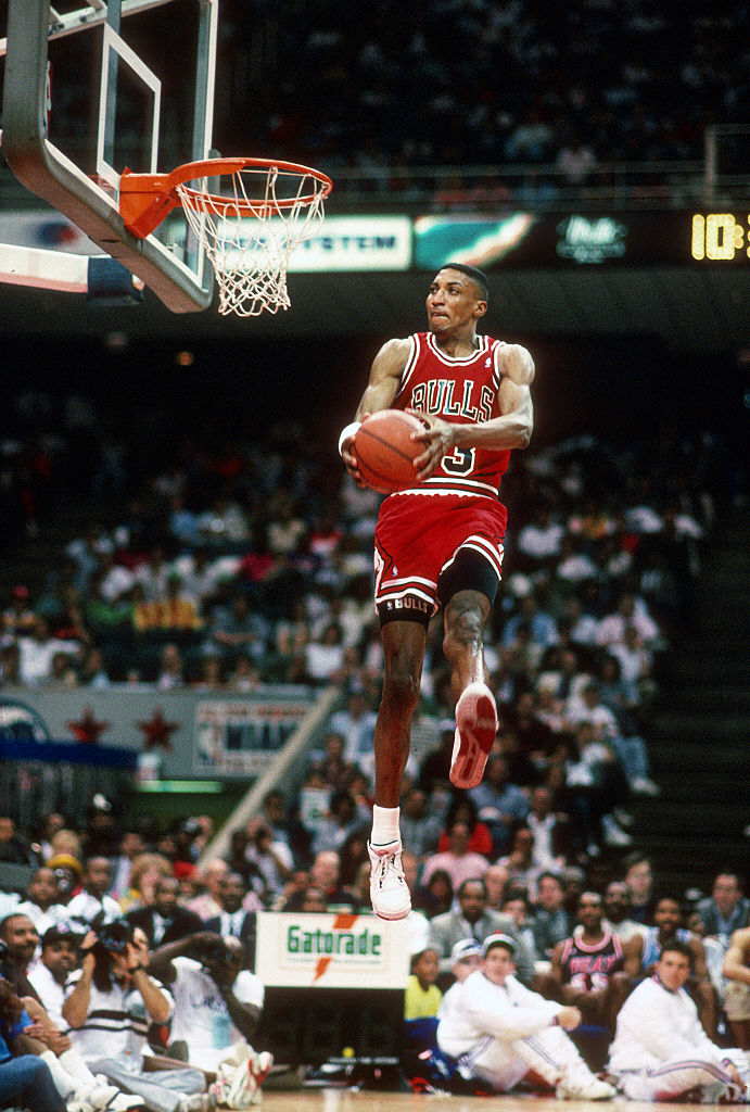 Scottie Pippen of the Chicago Bulls in The Last Dance.