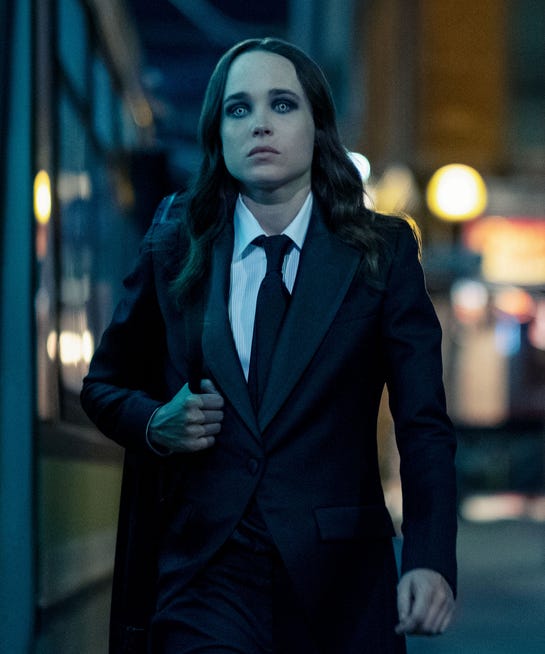 Elliot Page as Vanya Hargreeves in The Umbrella Academy.